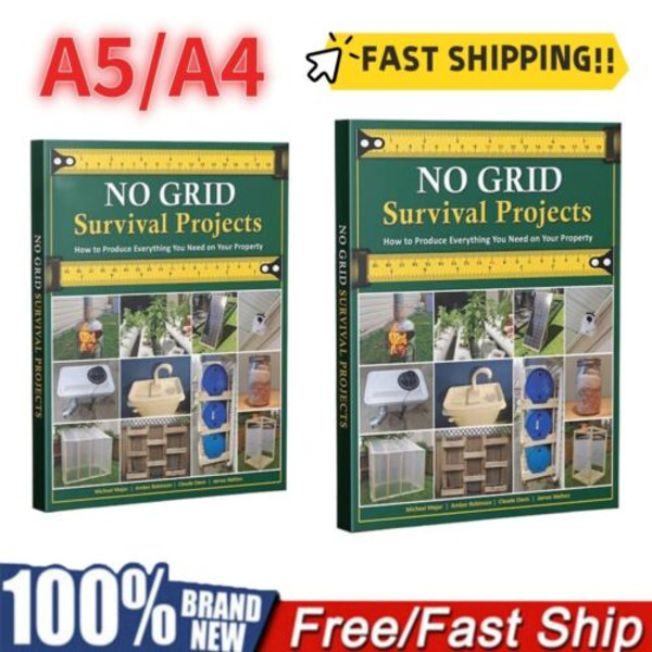NO Grid Survival Projects Hur man Producerar på Din Egendom Pocketbok Engelska A5 One size