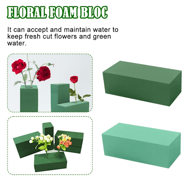 Artificiell torkad färsk blomma lera skumhållare tegelblock för fl Flower paste one-size