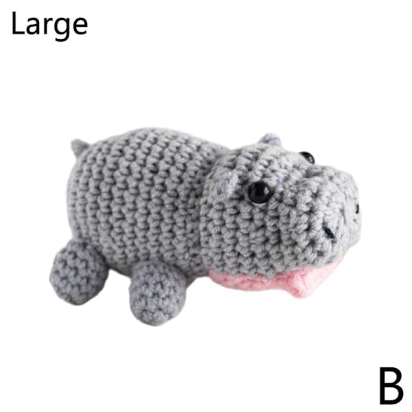 Hippovirkade dockor, handgjorda hippovirkade dockor, positiv Hippo hippo B M