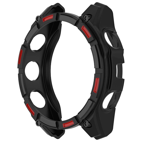TPU-skal för Garmin Enduro 3 Skydd Smart Klockarmband Skal C black red For Garmin Enduro 3