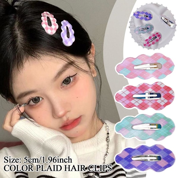 Söt molnhårnål för flickor Kawaii modeaccessoar Hot Q6 mix-colours one-size