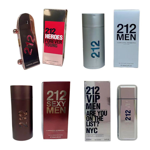 212 Sexy Men av Carolina Herrera Eau De Toilette Natural-Spray 80ml/100ml~ A 80ml