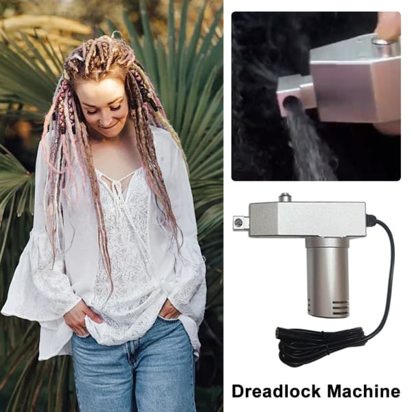 Uppgraderad Dreadlock Machine Handheld Deadlocks Crochet Braiding M Machine include 3 head UK