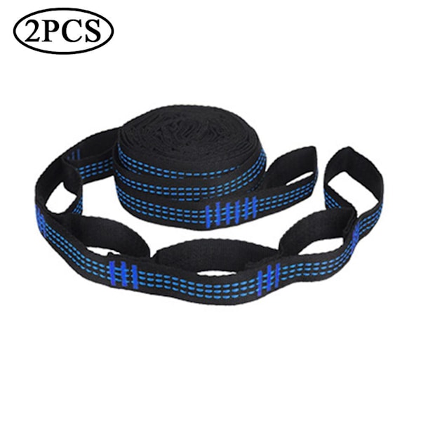 Justerbara trädhängande hängmattsremmar Klättringsrepbälte Hängmatta black 2pcs