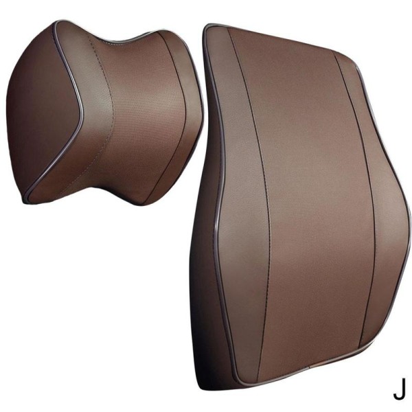 Bil Nackstöd Nackkudde och svankstöd Ryggkudde Univers coffee Headrest +  lumbar support e7d1 | coffee Headrest + lumbar support | Fyndiq