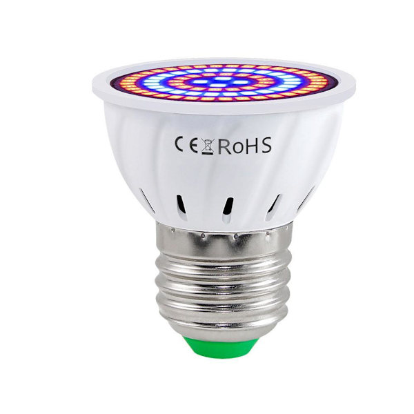 E27 48/80 Leds Plant Grow Lamp Led Full Spectrum Growth Light Bu As shownI B22*48LED