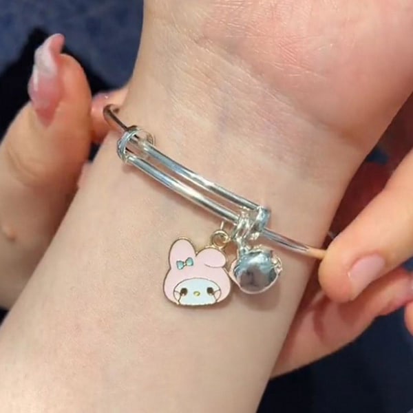 Sanrio Kuromi Melody Cartoon Armband Par Bästa Vän Klocka C One size