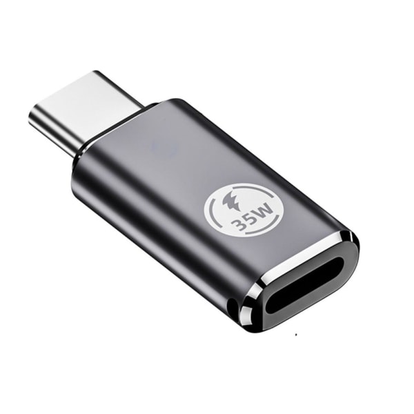 8 PIN DATA till USB C Typ C Laddningsadapter för Smart Phone iPh black 35w