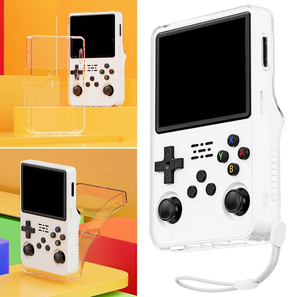 Handhållet skyddsfodral Transparent skyddsfodral för handhållen spelkonsol