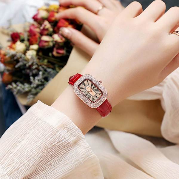 Watch Kvinnlig nisch Full Sky Star Watch Red One size