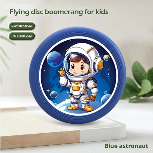 Frisbee Boomerang för Barn Utomhussporter Utomhus Frisbee Kul spaceman 1pcs