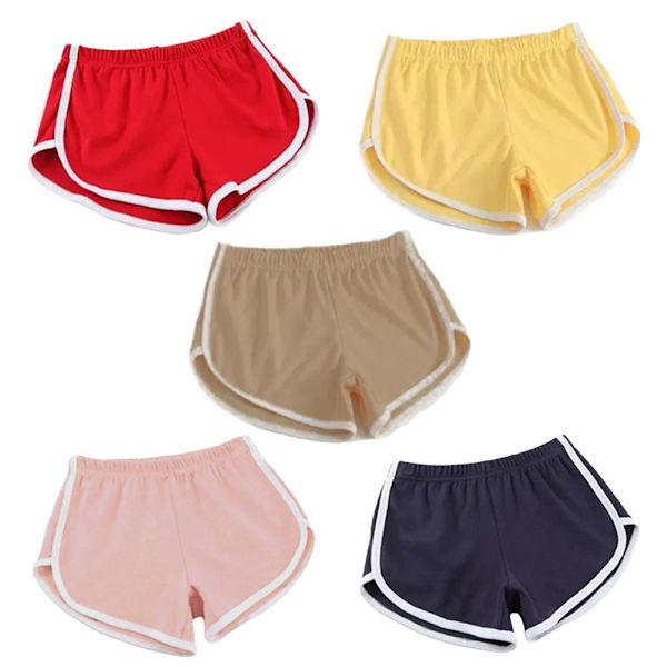 Sportshorts Sommar Dam Utomhus Fritid Lös Shorts Nya Y5 Yellow S