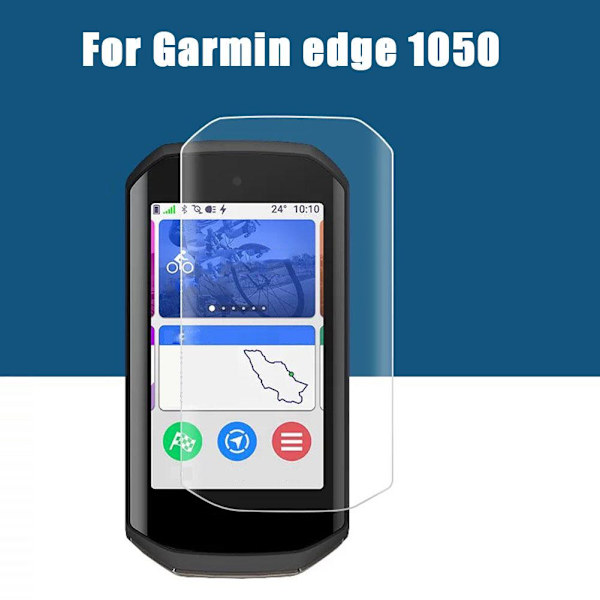 Härdat glasskärmskydd för Garmin Edge 1050 Tillbehör UK LAGER