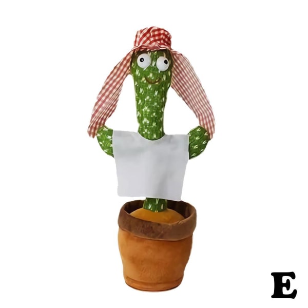 Dansande kaktus kan sjunga Lära sig tala med färgade ljus Re Arabian style rechargeable