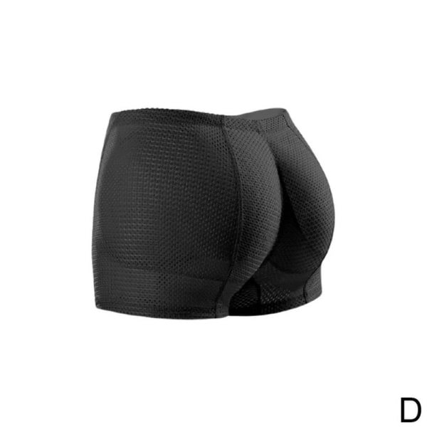 Sexiga höftskydd för kvinnor Butt Lifter Shaper Vaddering Trosa Push Up B black L