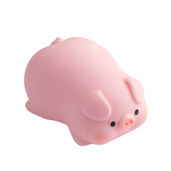 Rolig sensorisk stressleksak, Squishy Toy Rosa gris hundpresenter, nyhet pig one-size