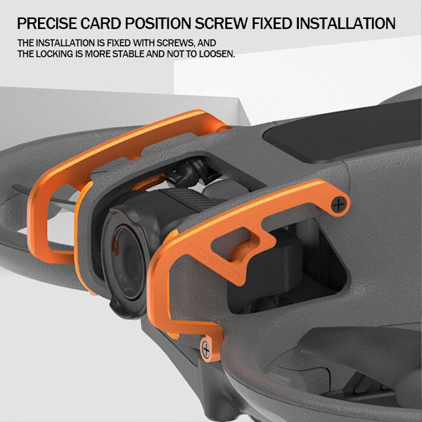 För DJI Avata 2 Linsskydd Gimbal Stötfångare Skyddsram Skydd AU~ orange for DJI Avata2