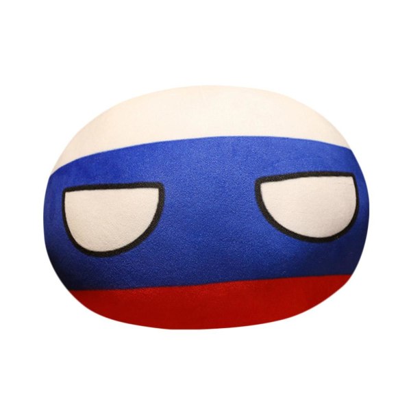 10 cm Polandball plyschdockor, Countryball Ussr Usa Country Ball S I one-size