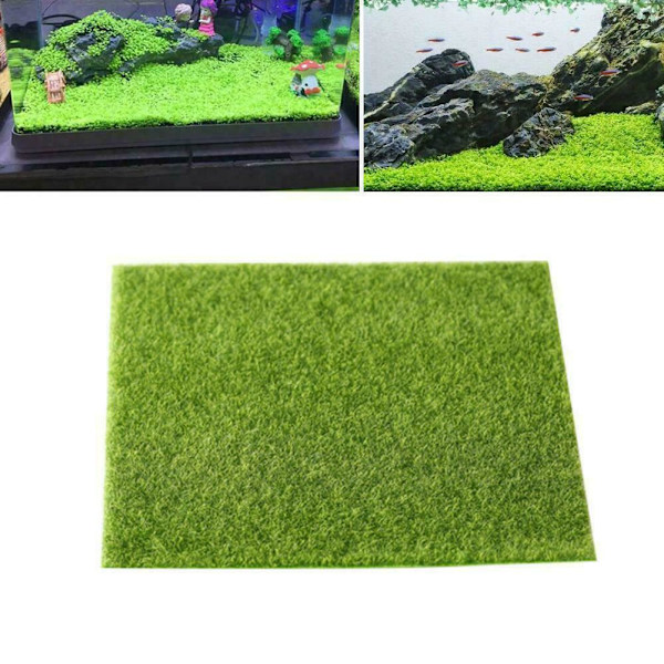 Konstgjord akvarieväxt Landskap Vatten Akvarium NY Gräsmatta 2025 H3Y4 greenB one-size