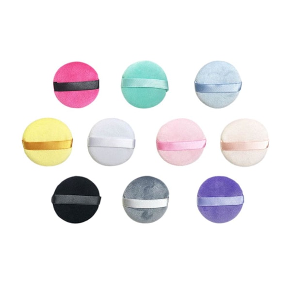 Triangelformad Sammetspuderpuff Mjuk Torr & Våt Kosmetisk Puff Makeup Sp Triangular  1pcs