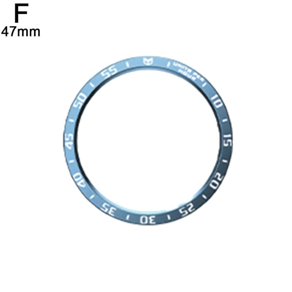 För Samsung Galaxy Watch 6 Classic 43/47 mm Bezel Styling Frame R dark blue 47mm
