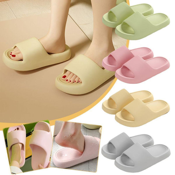 Halkfria badtofflor badrum eva duschtofflor A6Z3 Pink 4041