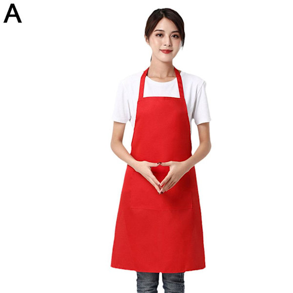 Justerbart matlagningsförkläde Vattentätt Dammtätt Kock Servitör Smutsavvisande black 1pc