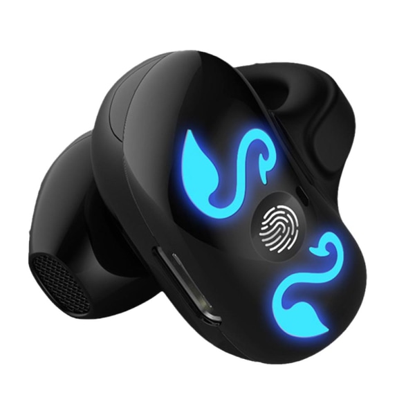 Bluetooth 5.3 Wireless Earbuds Ear Clip BoneConduction hörlurar black one-size