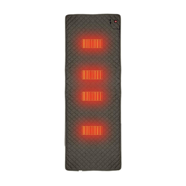 Elektrisk filt Madrass Utomhusmatta Camping USB Uppvärmning Sleepi Khaki color 2 interfaces