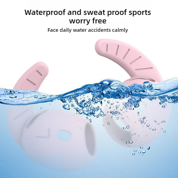 5 Par Öronkrokar Mjukt Gummi Öronproppshållare Skydd För airpods 4 Tillbehör 2024