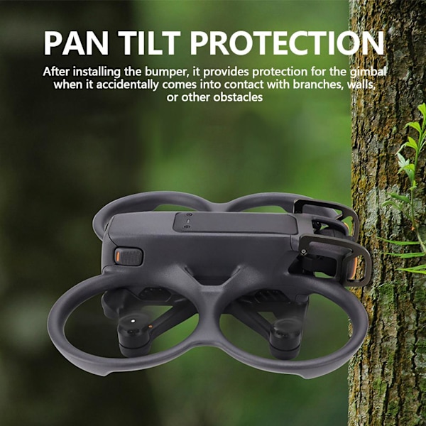 Gimbal-stötfångare i aluminiumlegering för dji Avata 2 Drone Anti-Collision Protector Fast orange 1pcs