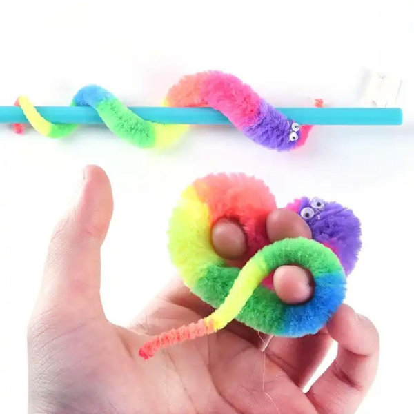 Magisk Mask Twisty Larv Sjöhäst Alv Magisk Rekvisita Svängande och rörlig sjöhäst barnleksak random one-size