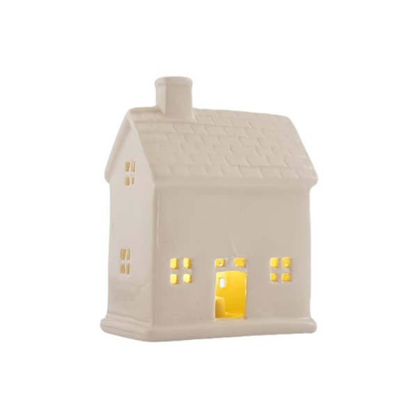 Keramisk Julby Set LED Julby Hus O9H8 юг э☆ Y4A2 D9K3 RH2280 one-size