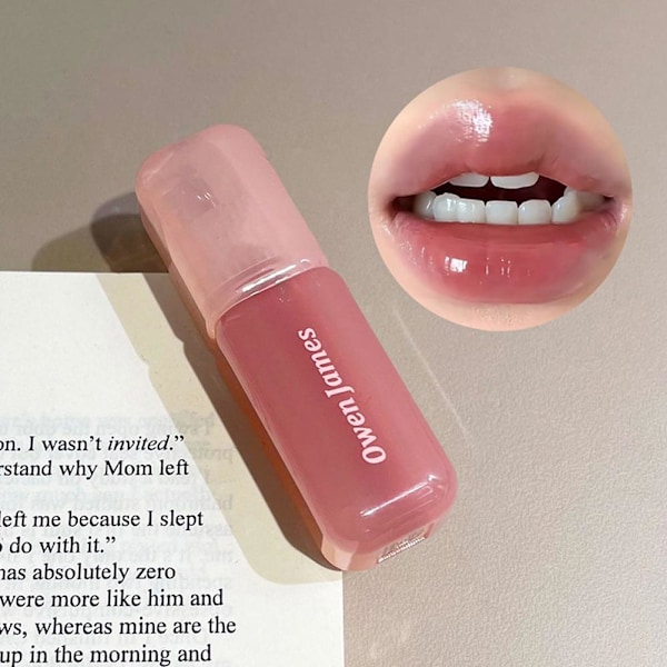 Spegel-Jelly Lip Glaze OWENJAMES D4P1 02 # White Peach Rose 2g