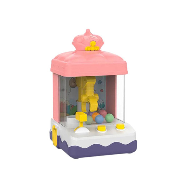 Mini Leksak Klomaskin Gripboll Dinosauriefångare Godis Gripare Dockfångst Leksak K3J0 pink one-size