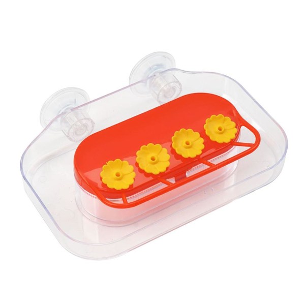 Fönster Kolibrimatare, Plast Kolibrimatare Med 2 St Yellow 1pcs