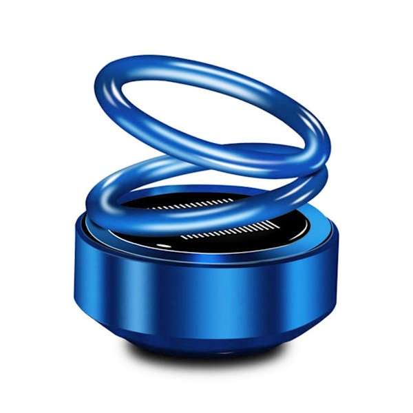Solardriven bil-luftfräschare bil aromaterapi 360 graders rotation doft Auto S9  blue 1pcs