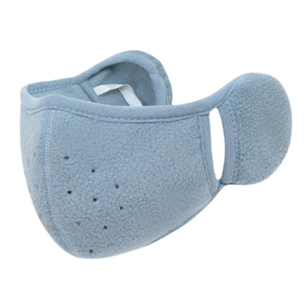 Ansiktsskydd med öronvärmare Vindtät Bandana Öronmuffar Varm Mask Vinter A7G3 Blue One size