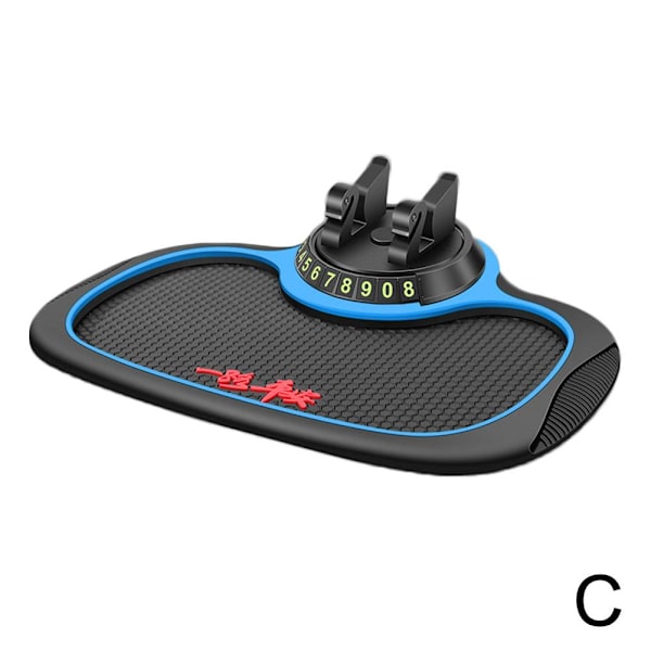 Multi-funktionell bil Anti-Slip Mat Biltelefon Hållare Sticky Dash blue one-size