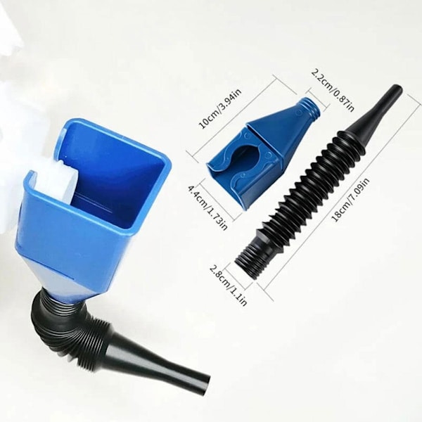 Flexibelt tömningsverktyg Snap Funnel 2024 Blue 1pcs