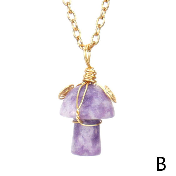 Svamphänge Naturkristall Ädelsten Ametist Rose Quartz D Amethyst One size