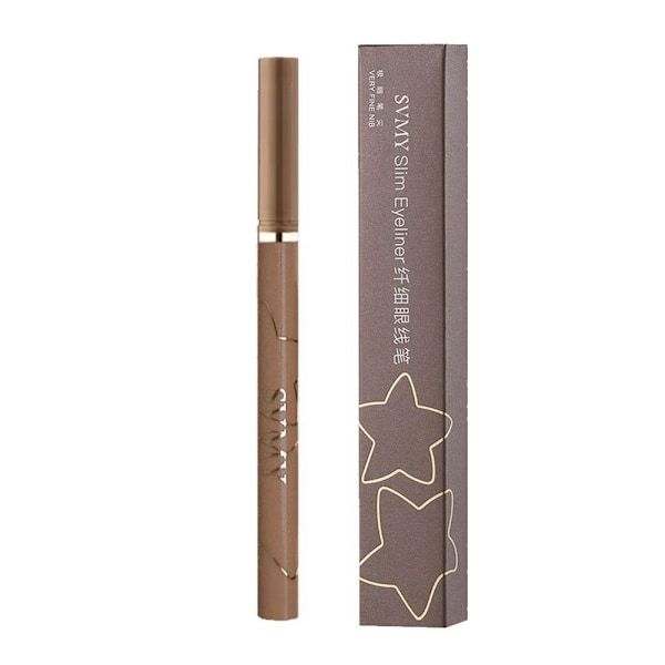 Långvarig Vattentät Smal Flytande Eyeliner Penna Färg Penna Svart Eyeliner Brun T5n0 Black 1pcs