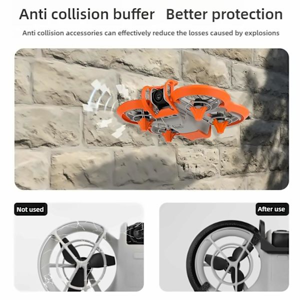 Propellerskydd för DJI Neo Protection Kit*1set Anti-kollision Hot J2 R9R7 E8J7 grey For DJI Neo