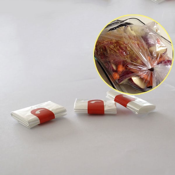 1/5/10 st Värmebeständiga stekpåsar för mikrovågsugn Matlagning Fågel Kyckling Kalkon Kött N6F4 TransparentA One-size 10pcs