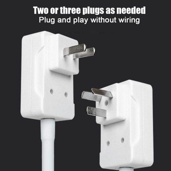 E27 Lamphållare, E27 Lamphållare med Switch, Sockel 360 Juster whiteA 2-pronged plug