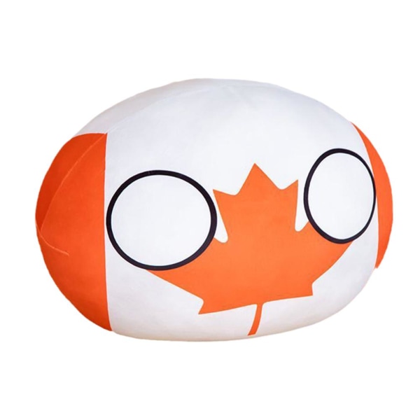 Polandball Plyschdocka Countryball USA FRANKRIKE UK TYSKLAND Hängsmycke I ONE SIZE