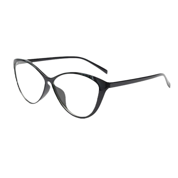 Retro antiblått ljus platt lins i koreansk stil vanlig ansiktsspegel F black ONE-SIZE