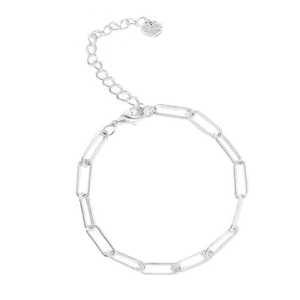 Stilrent och minimalistiskt armband med nischdesign, infällt coolt An B One size