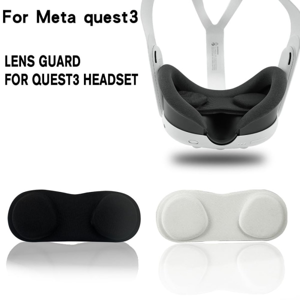 VR Silikon Case Cover VR Tillbehör för Quest- 3 Le black one-size