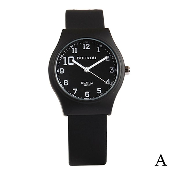 Modeklocka Flicka Studentklocka L1N5 Black One size